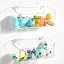 Bath Toy Storage Holder, 2 Pack Clear Bathtub Shower Caddy Shower Organizer