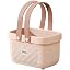 JiatuA Plastic Storage Basket with Handle Portable Shower Caddy Tote Organizer Basket Bin for Bathroom Kitchen Dorm Room Bedroom, Green