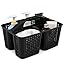 Tiawudi Portable Shower Caddy, Caddy Organizer with Handle, Plastic Shower Basket Hold Soap, Shampoo, Hair Supplies and Beauty Products, Cleaning Supplies Organizer for Home, Dorm, Shelf and Cabinet