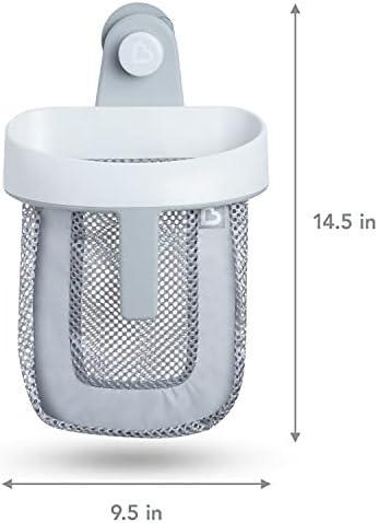 Munchkin Super Scoop Hanging Bath Toy Organizer, Grey