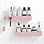 Kitsure Shower Caddy Adhesive, Stylish Shower Organizer, Large, Black