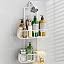 Epicano Shower Caddy Hanging,Large Capacity Shower Organizer,Black