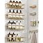 8 Pack Adhesive Bathroom Holders & Dispensers for Kids & Adults, Black